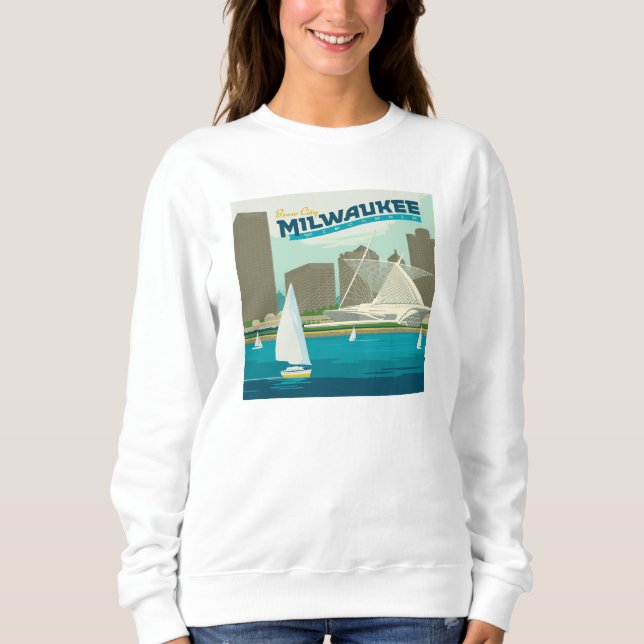 Camiseta Milwaukee Wisconsin Harbor | Brew City (Frente)