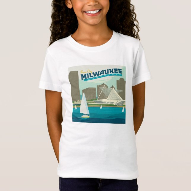 Camiseta Milwaukee Wisconsin Harbor | Brew City (Frente)