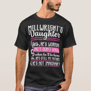 Camiseta Milwright Filha Orgulhosa Mulheres dotadas de graç