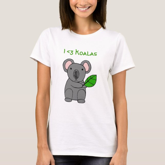 Camiseta Mim <3 Koalas #2 (Frente)