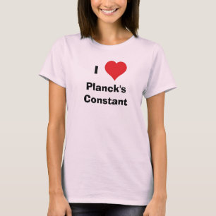 Camiseta Mim a constante de Planck do coração