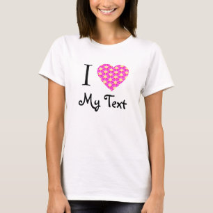 Camiseta Mim amor do coração - adicione seu próprio text