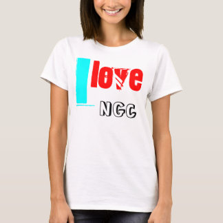 Camiseta mim, amor, NGC
