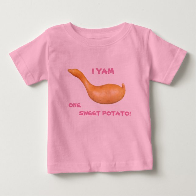 Camiseta Mim batata doce do Yam um (Frente)