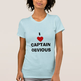 CAMISETA MIM CAPITÃO ÓBVIO DO CORAÇÃO