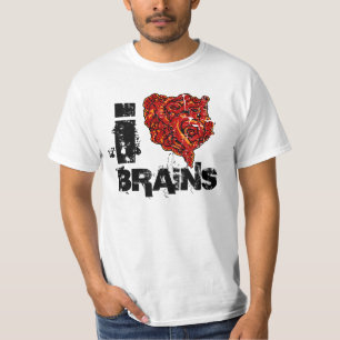 Camiseta Mim cérebros do coração