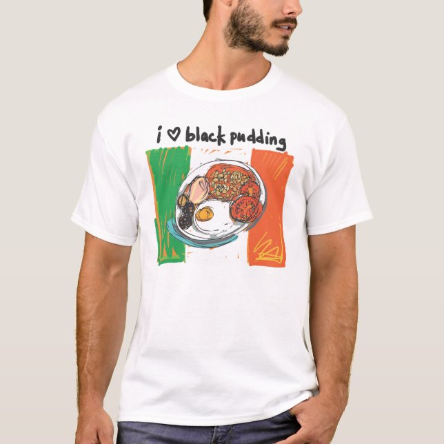 Camiseta mim chouriço de sangue do coração! (Frente)