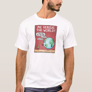 Camiseta Mim contra o mundo