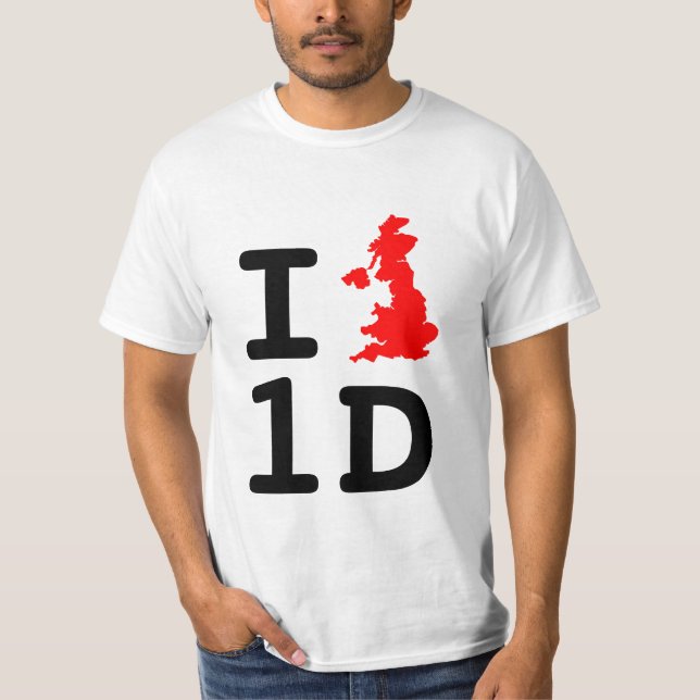 Camiseta Mim coração 1D (Frente)
