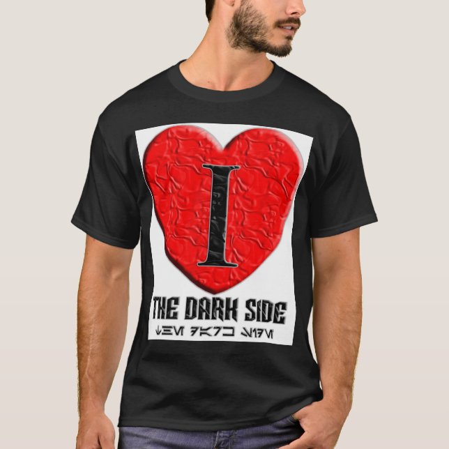 Camiseta Mim coração a obscuridade do darkside (Frente)