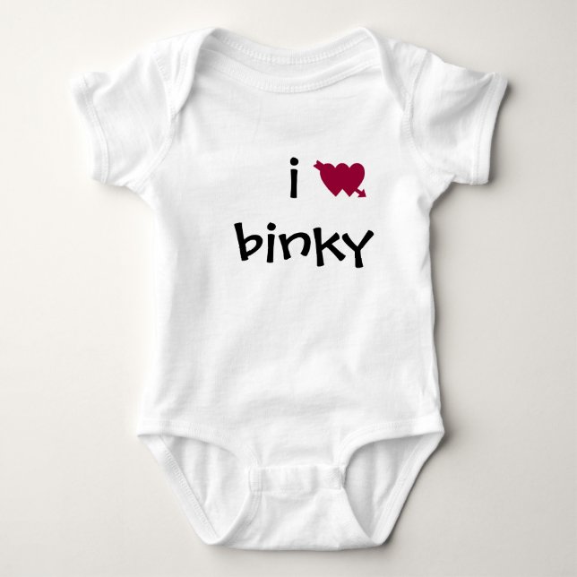 Camiseta mim coração binky (Frente)