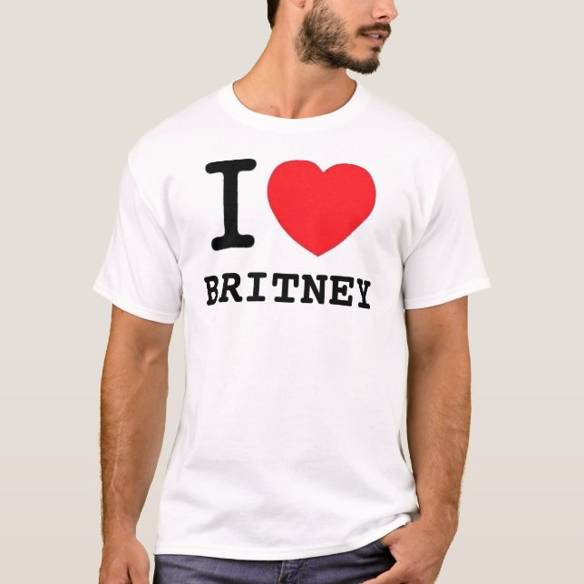 Camiseta Mim (coração) Britney (Frente)