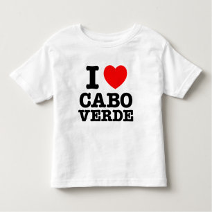 Camiseta Mim coração Cabo Verde