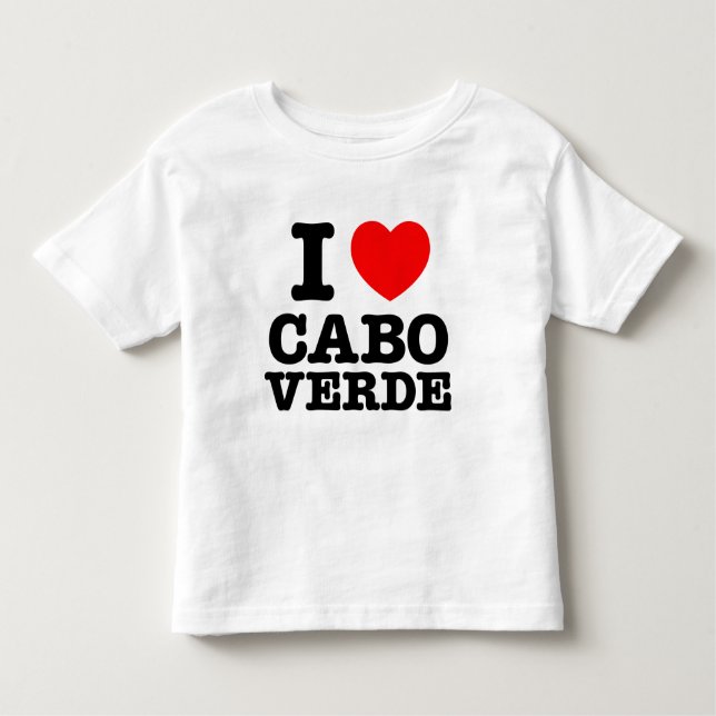 Camiseta Mim coração Cabo Verde (Frente)