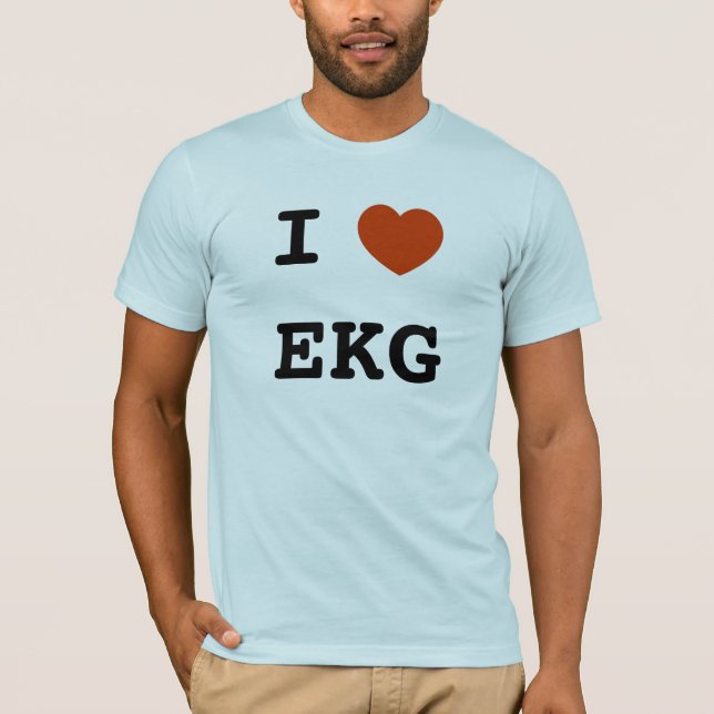 Camiseta Mim coração EKG (Frente)