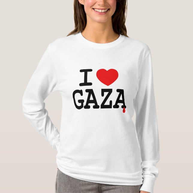 CAMISETA MIM CORAÇÃO GAZA (Frente)