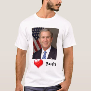 Camiseta Mim coração George Bush