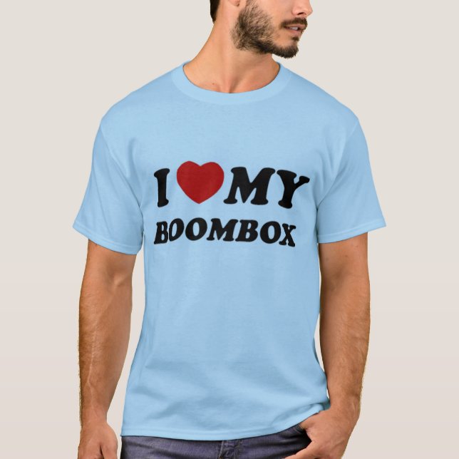 Camiseta Mim coração meu boombox (Frente)