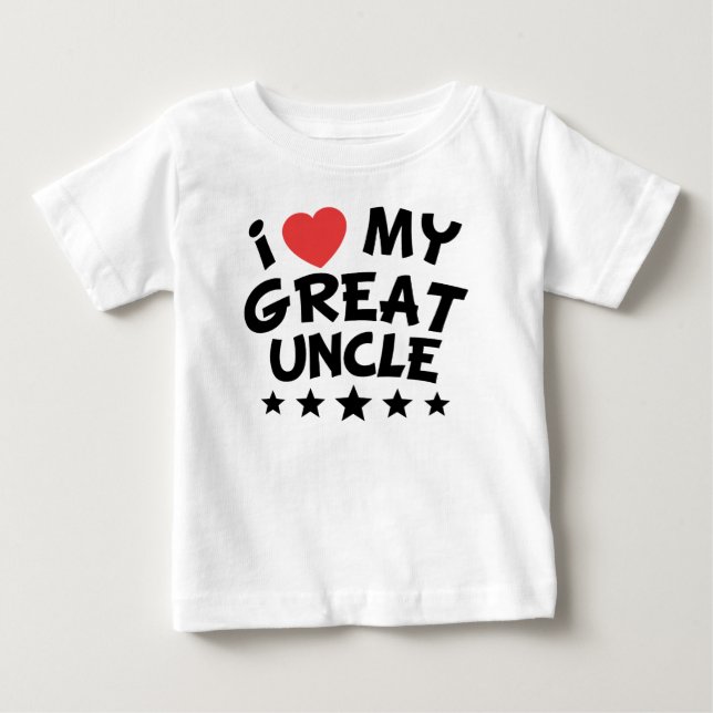Camiseta Mim coração meu grande tio (Frente)