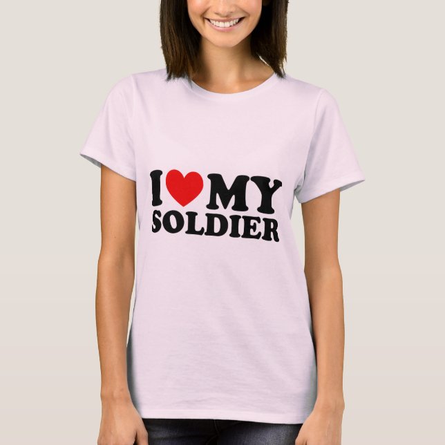 Camiseta Mim "coração" meu Solier (Frente)