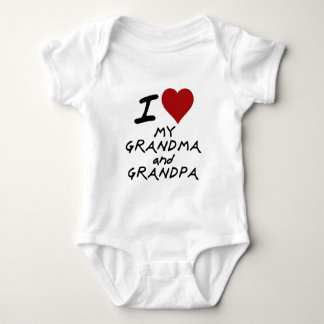 Camiseta mim coração meus avó e vovô