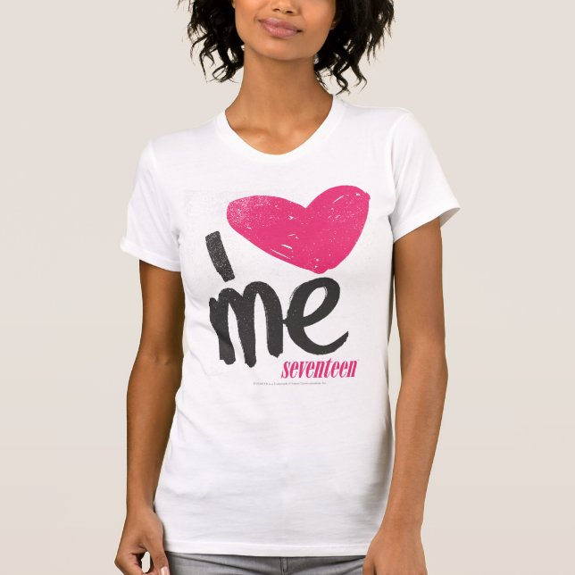 Camiseta Mim coração mim magenta (Frente)