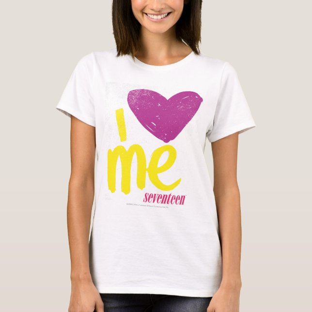 Camiseta Mim coração mim Roxo-Amarelo (Frente)
