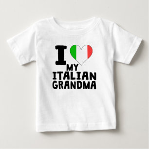 Camiseta Mim coração minha avó italiana