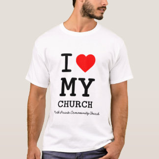 Camiseta Mim coração minha igreja
