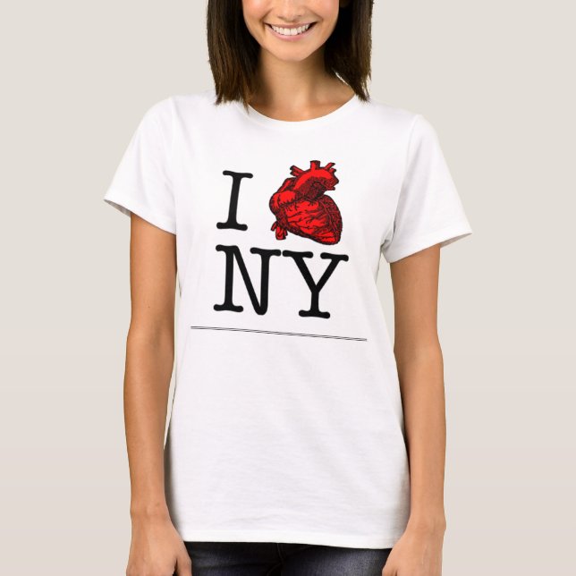 Camiseta Mim (coração) NY (Frente)