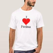 Mim "coração" Padma. Tshirt do valor!