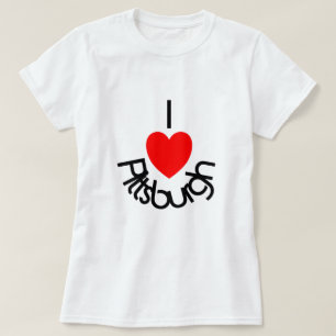Camiseta Mim coração Pittsburgh