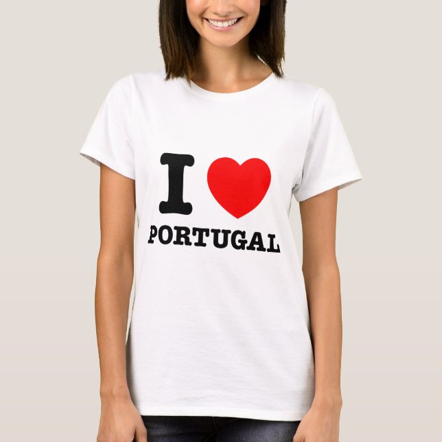 Camiseta Mim coração Portugal (Frente)