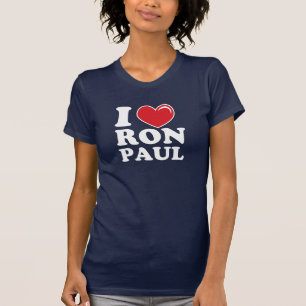 Camiseta Mim coração Ron Paul