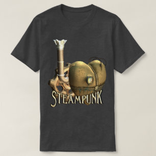 Camiseta Mim coração Steampunk