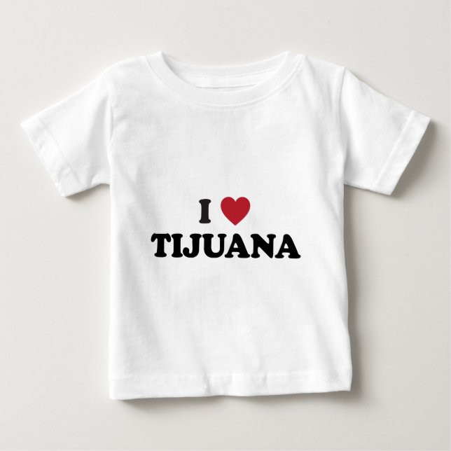 Camiseta Mim coração Tijuana México (Frente)