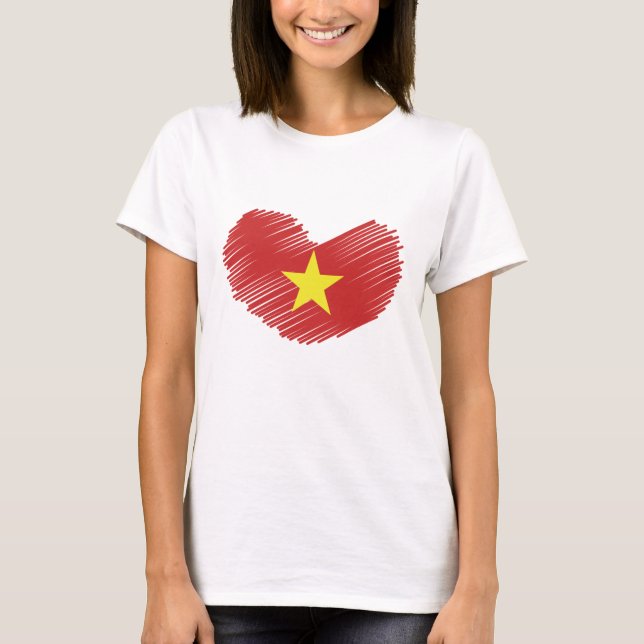 Camiseta Mim coração Vietnam! (Frente)