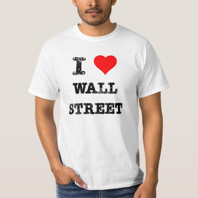 Camiseta Mim coração Wall Street (Frente)