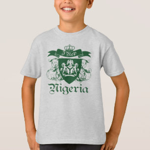 Camiseta Mim design do representante Naija com brasão