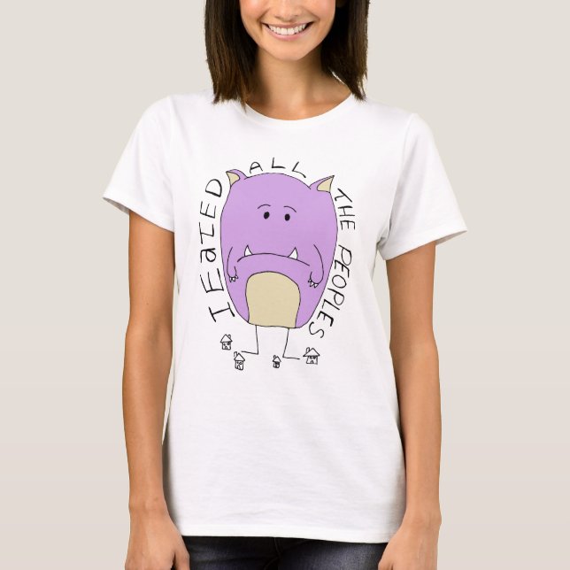 Camiseta Mim Eated todos os povos (Frente)
