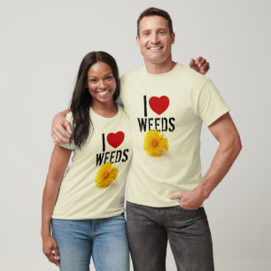Camiseta Mim ervas daninhas do coração