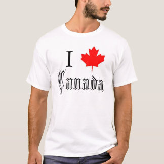 Camiseta "Mim (folha de bordo) Canadá "