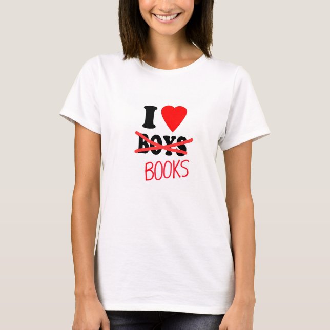 CAMISETA MIM LIVROS DO CORAÇÃO (Frente)
