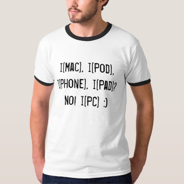Camiseta mim [Mac], i [vagem], i [telefone], i [almofada]? (Frente)