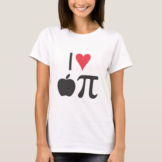 Camiseta Mim maçã de amor pi (Frente)