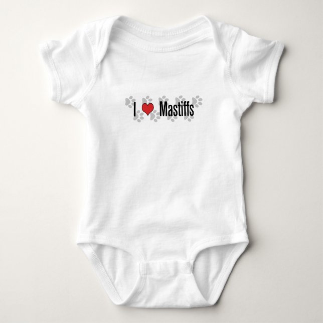 Camiseta Mim Mastiffs (do coração) (Frente)