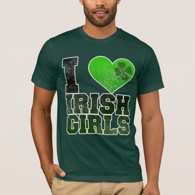 Camiseta Mim meninas do irlandês <3 (Frente)