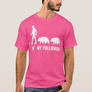 Camiseta Mim Meus Seguidores Vombatam Marsupiais Austrália