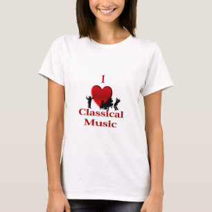 Camiseta Mim música clássica do coração