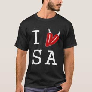 Camiseta Mim o T preto dos homens Jalapeno SA